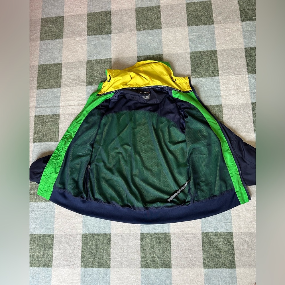 PRE-OWNED VINTAGE RALPH LAUREN RLX FULL ZIP MESH LINED WINDBREAKER MENS MED. - Picture 8 of 10